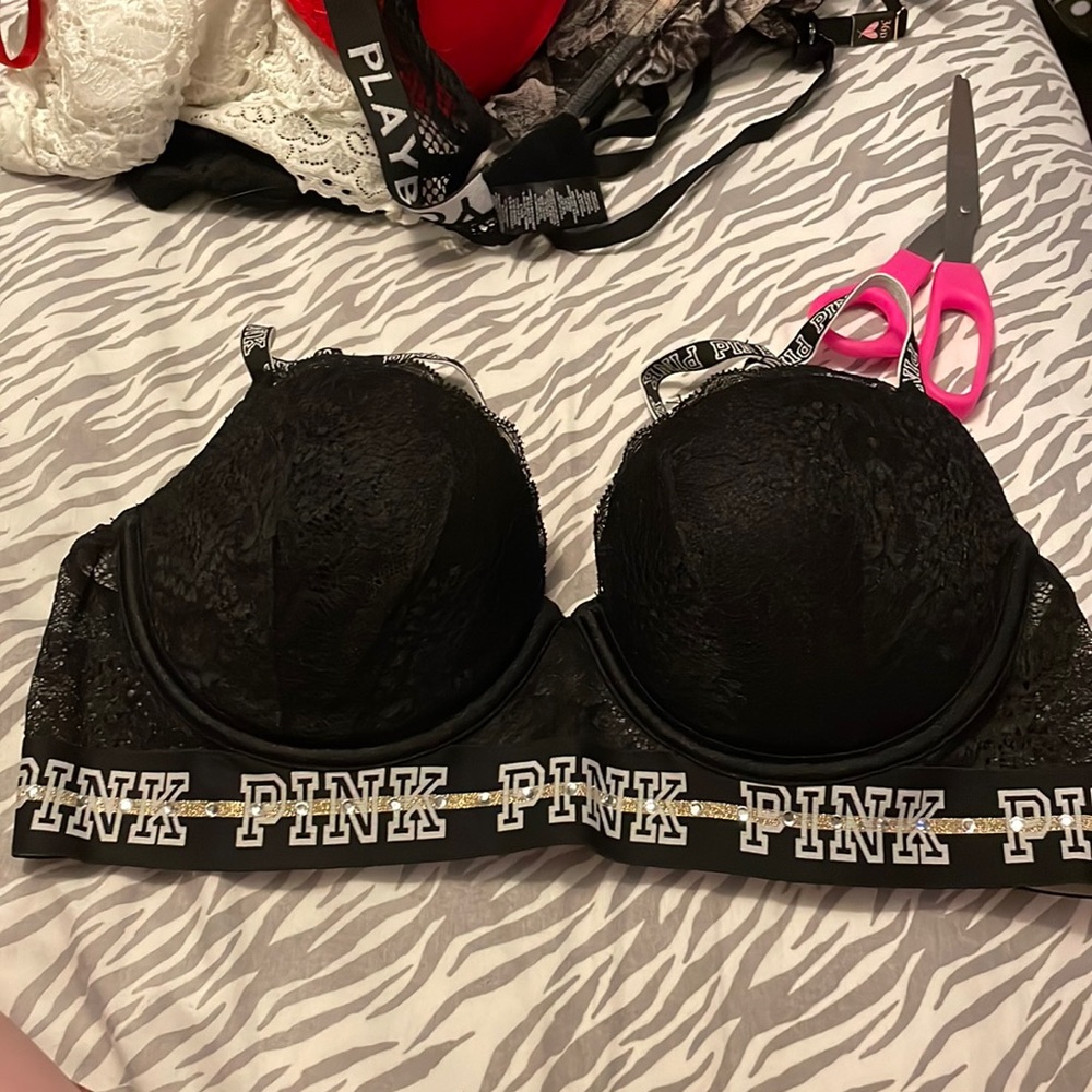 black Pink bra